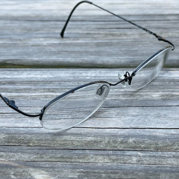 DKNY Glasses Frame Made in Italy Black Metal Glass - Picture 3 of 11